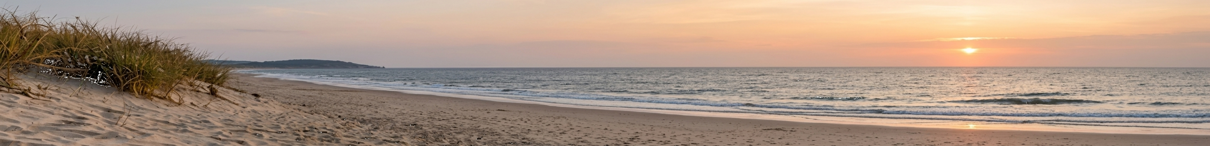 Fußspuren im Sand am Meer